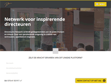 Tablet Screenshot of directeurennetwerk.nl